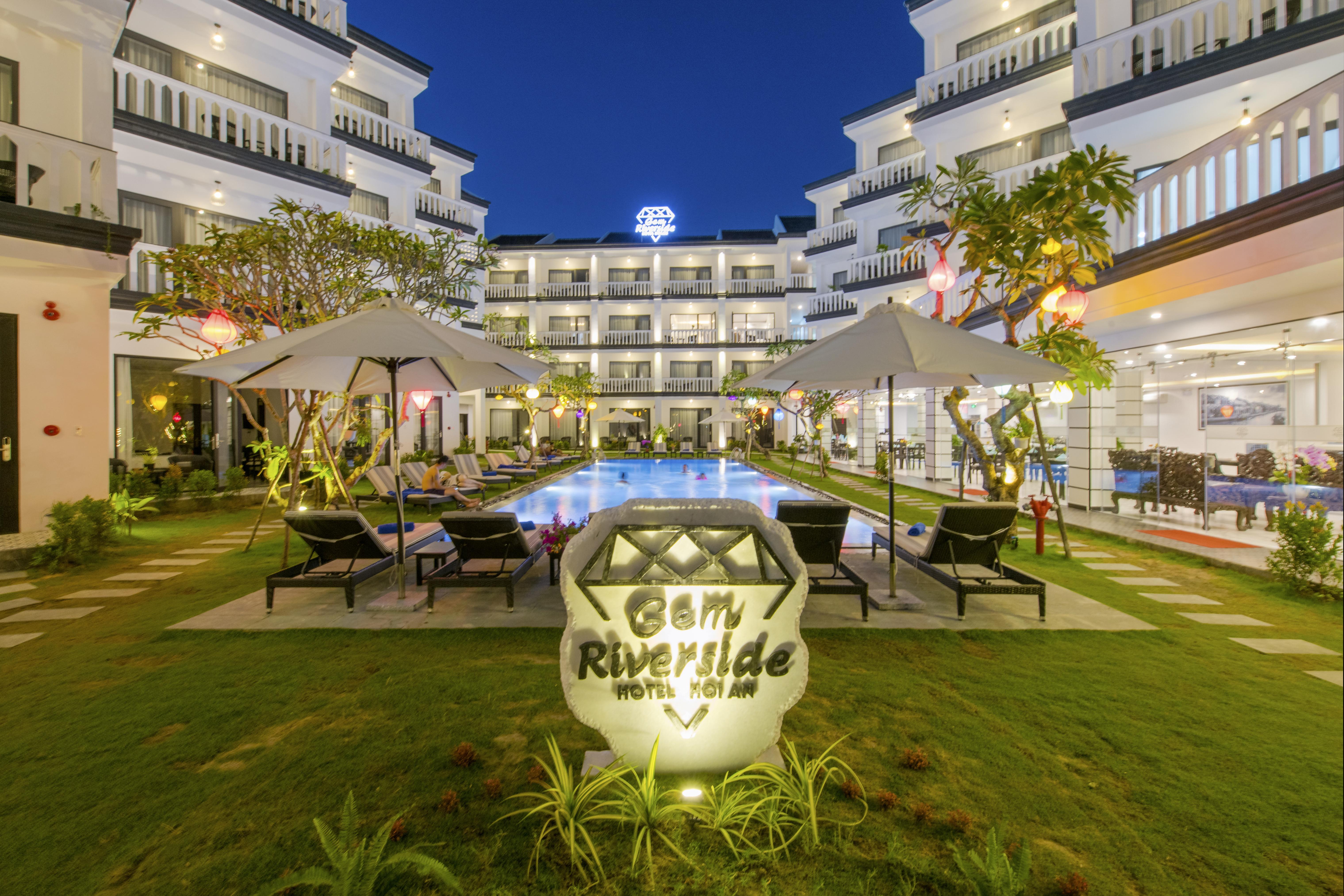 Gem Riverside Hotel Hoi An Exterior foto