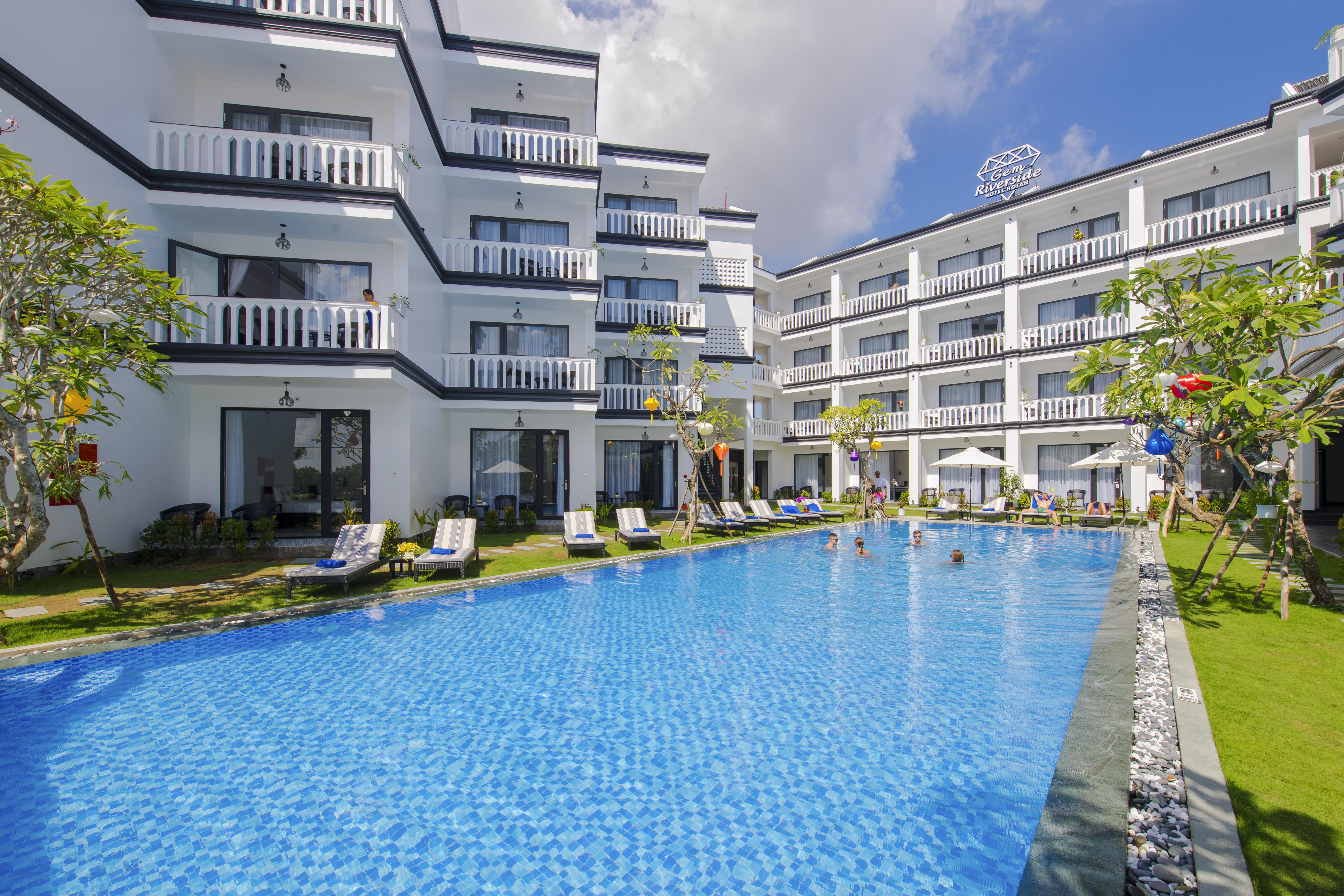 Gem Riverside Hotel Hoi An Exterior foto